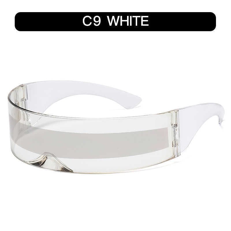C9 Transparant Frame Wit Kwik-As