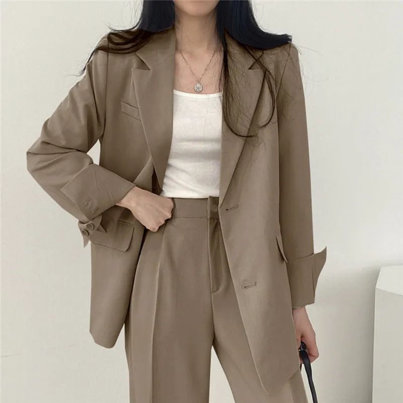 khaki blazer