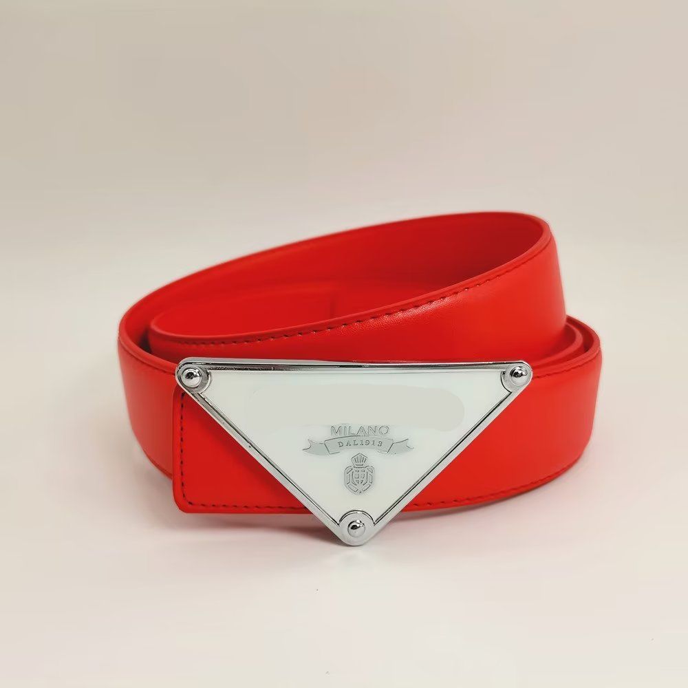 Red + white buckle