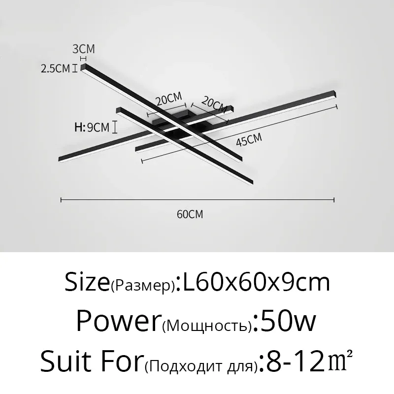 Varm vit ingen avlägsen svart 4 huvuden 60 cm