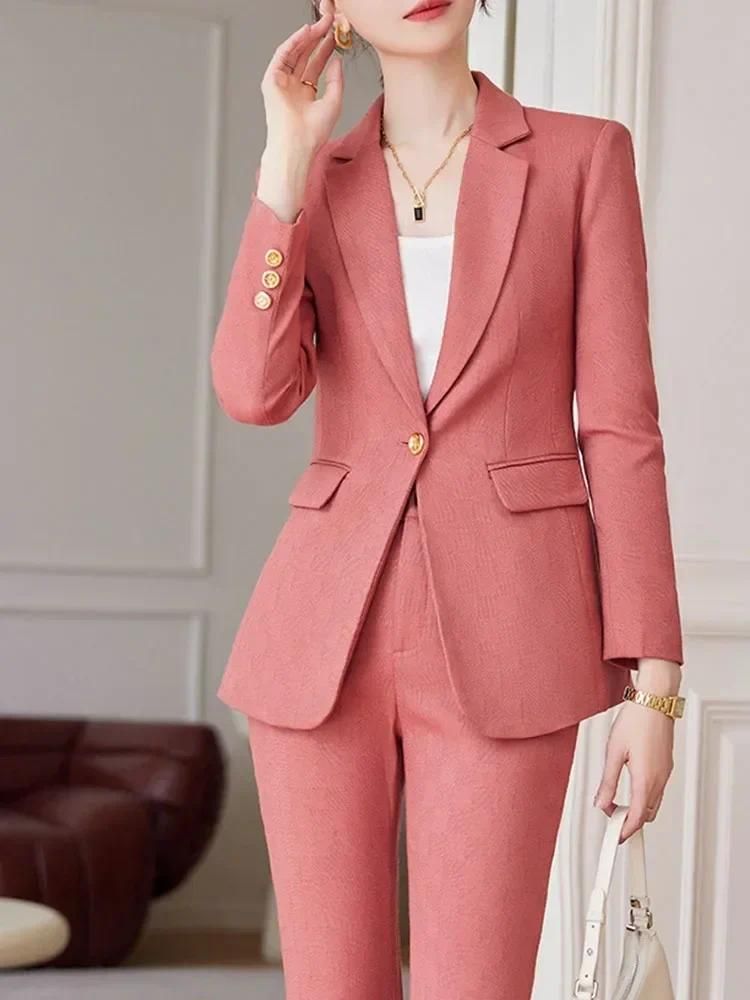 Pink blazer