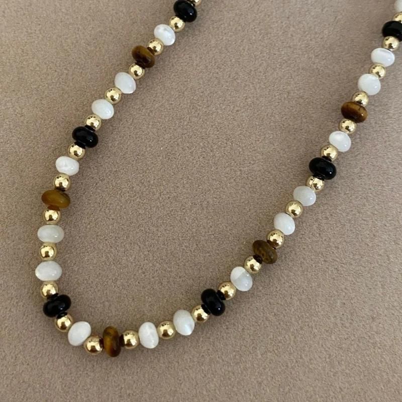 Collier en pierre 40cm étendre 5cm