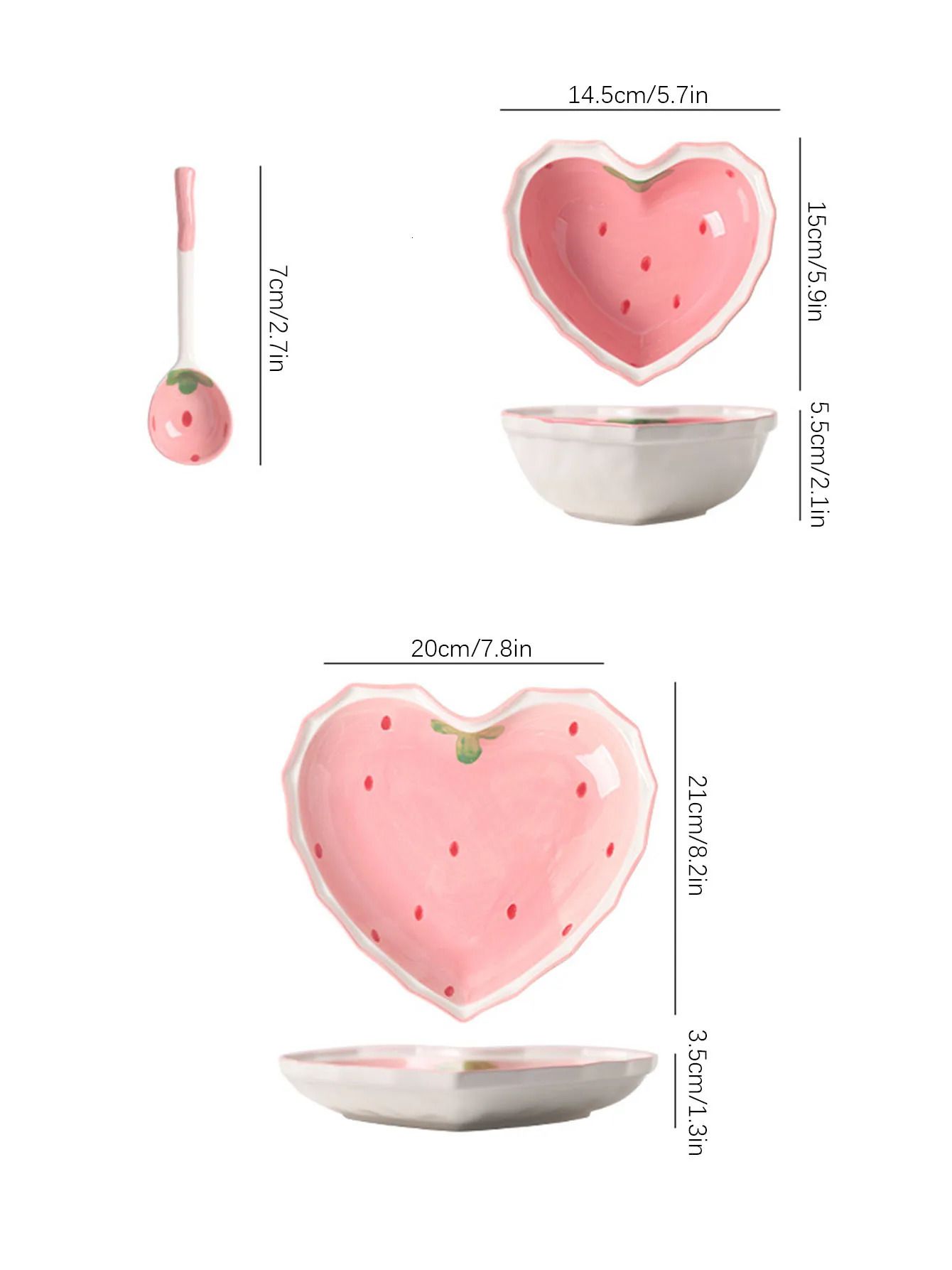 3pc spoon bowl plate