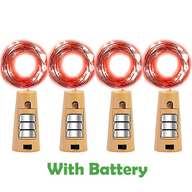 Red-4pcs 3M 30Leds