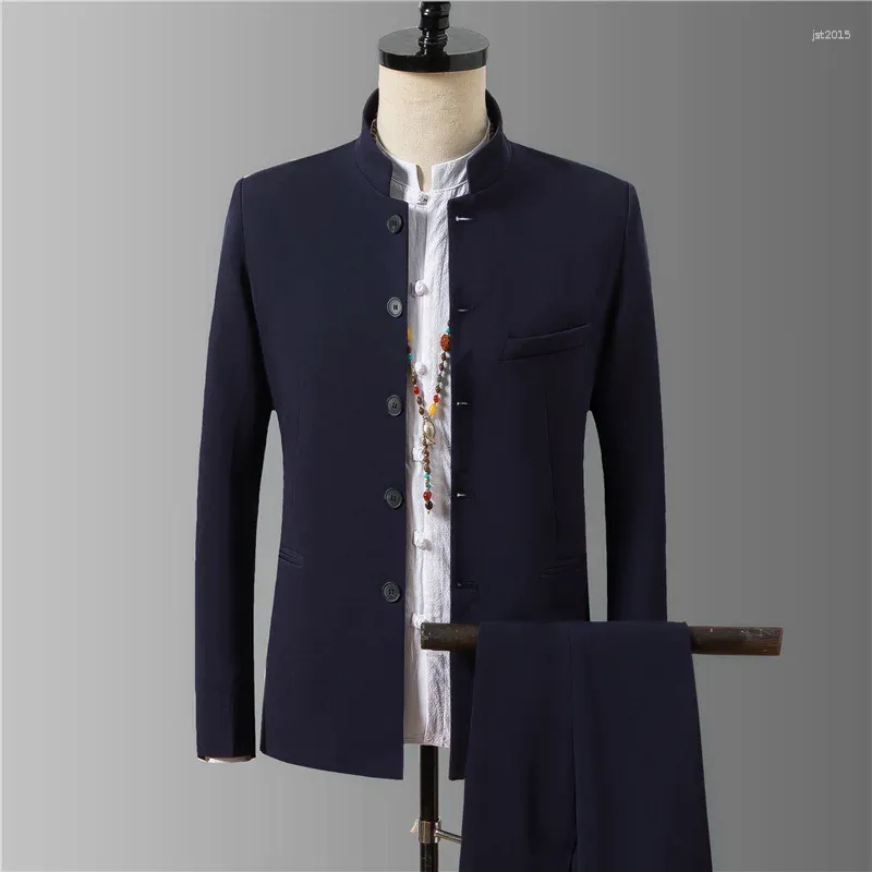 2 Pcs Set Navy Blue