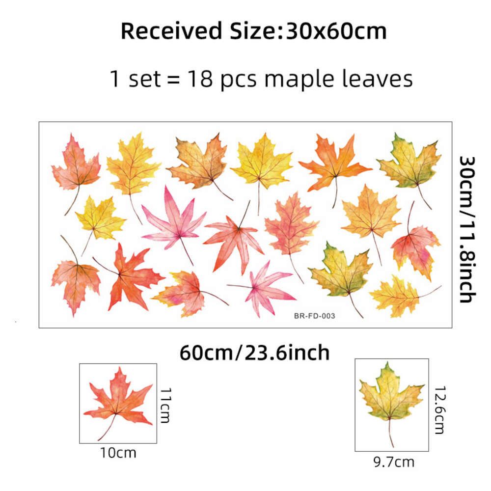 18pcs Maple Leaves