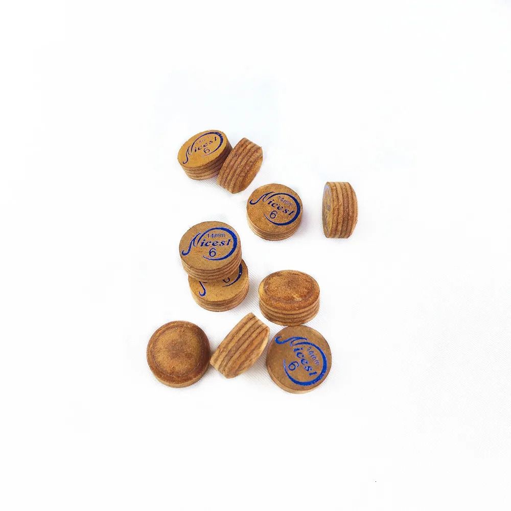 10pcs 14mm Brown-M