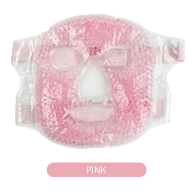 Roze gezichtsmasker