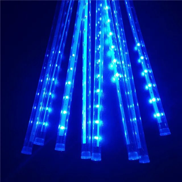 Blue-50cm - 8 Tubes-Us Plug