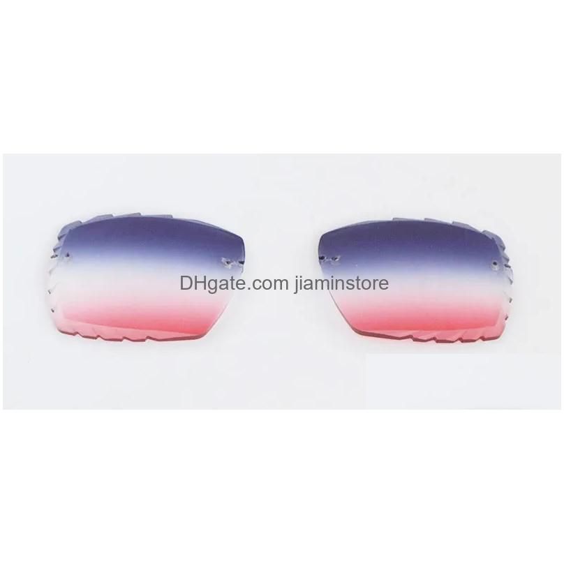 Size 57 Blue Red Lens