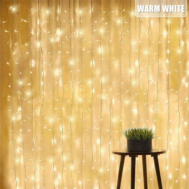 Varm vit-3x1m 100leds