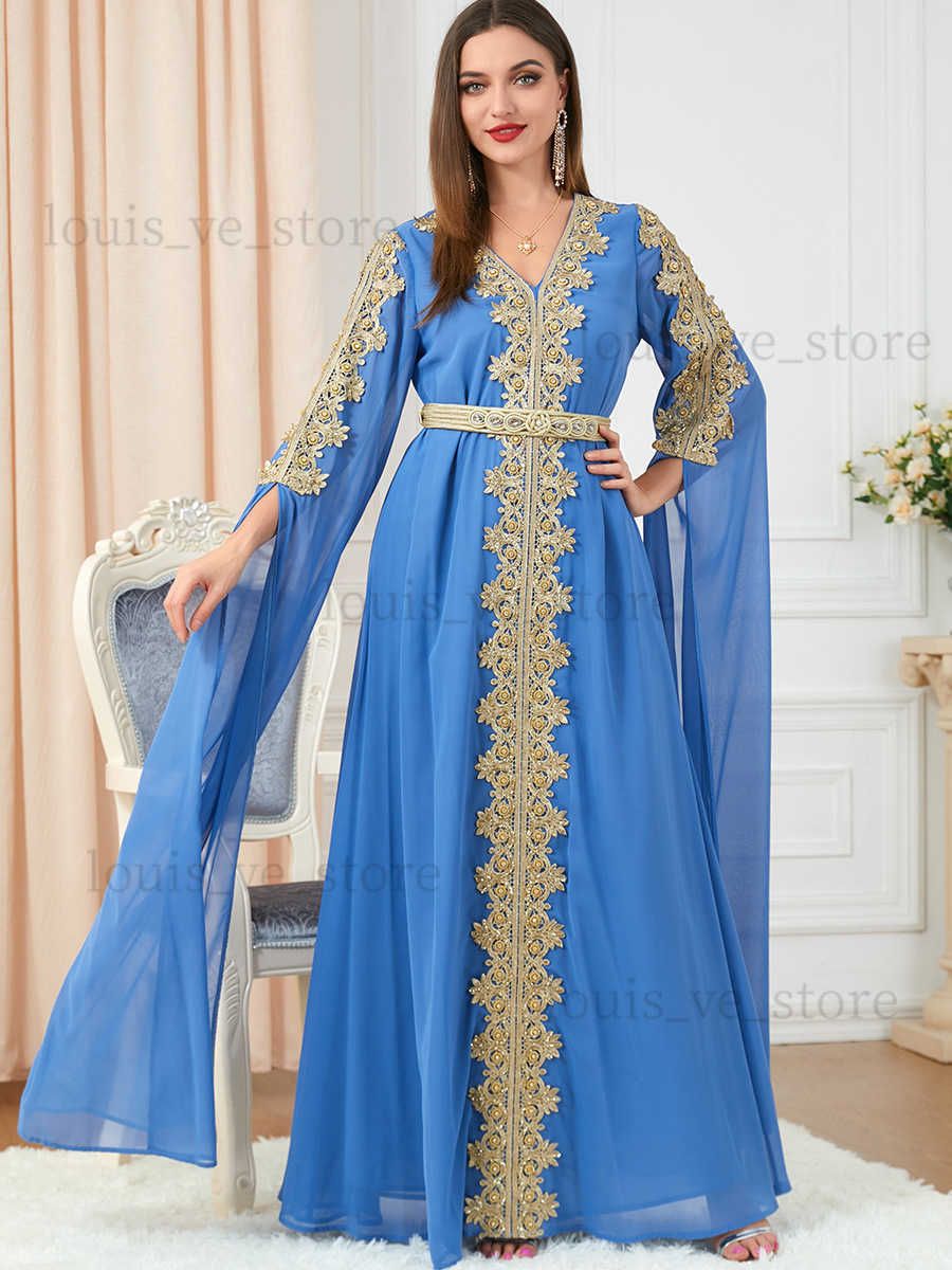 Abaya bleu clair