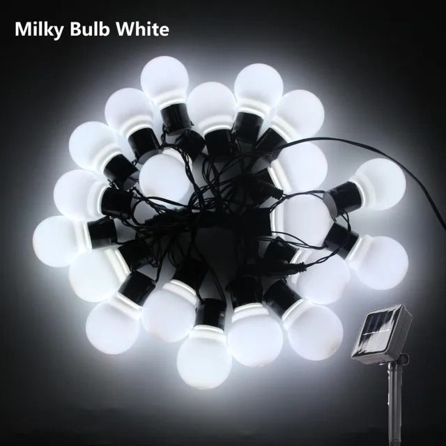 Milky Bulb White-12m 38 Żarówek