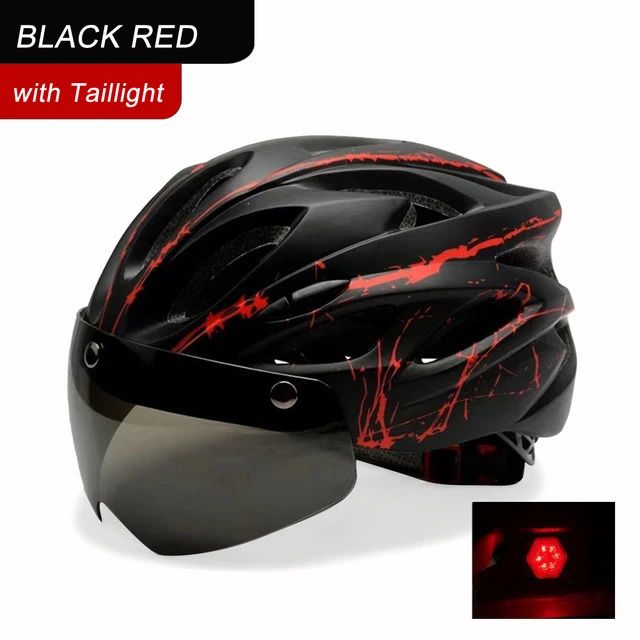Black Red with Light
