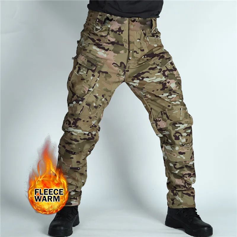 pantalon camouflage kaki