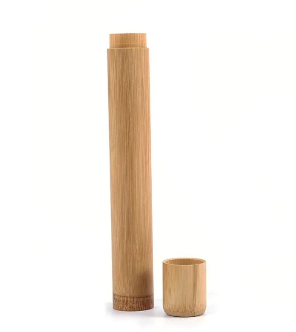 Étui en bambou brosse à dents 21cm