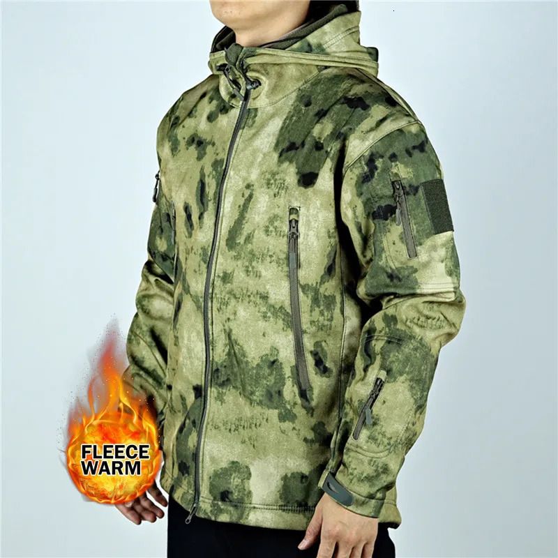 manteau camouflage vert clair