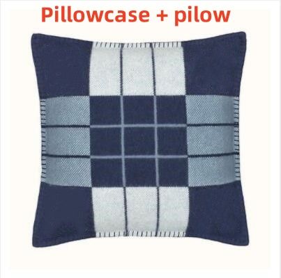 Pillowcase+pillow#7,navy blue