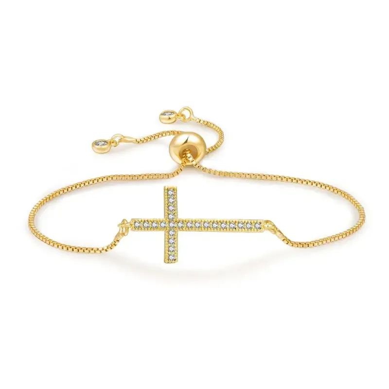 adjustable Gold Cross