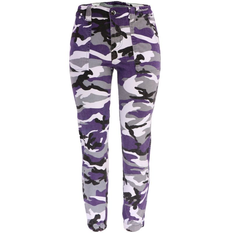 Y-9109 Purple Camouflage