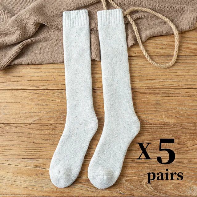 5pairs ljusgrå