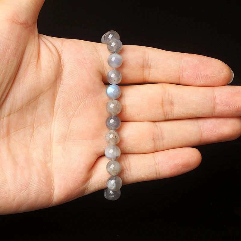 Perles de 6 mm 17 cm-6,69 pouces 5A Labradorite