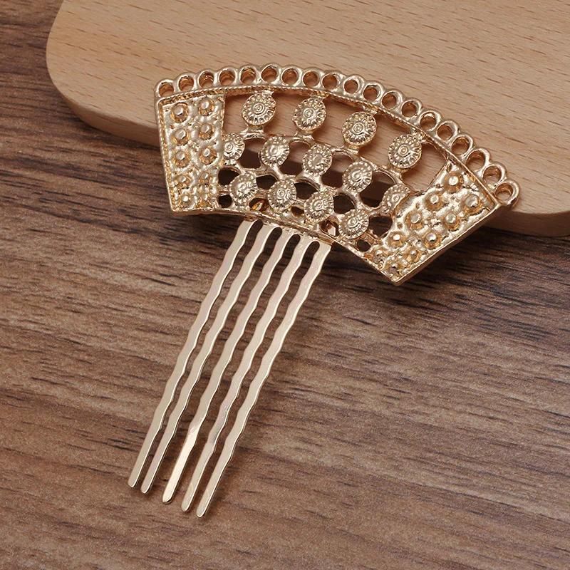 Hair Combs Champagne Gold