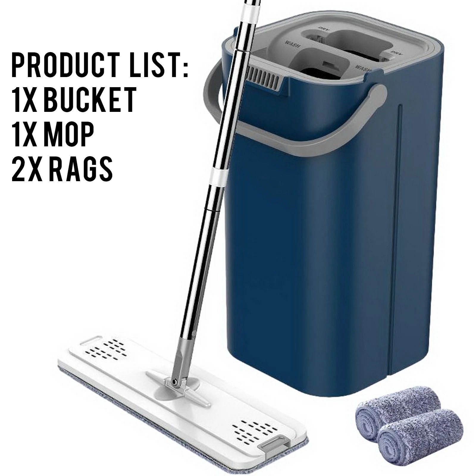 Mop Bucket Set-2rags