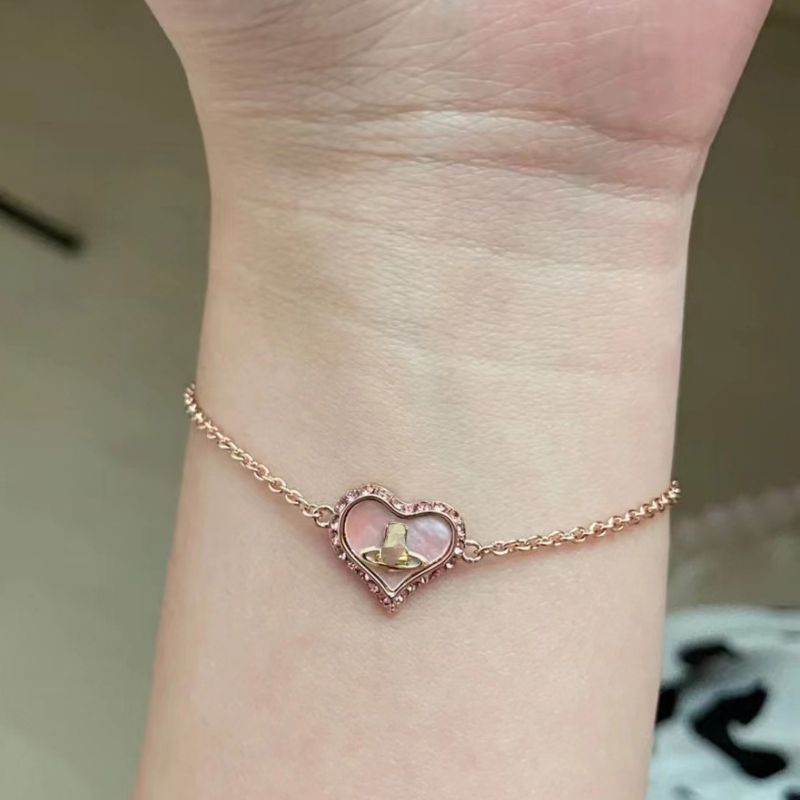 Rosa ouro; pulseira