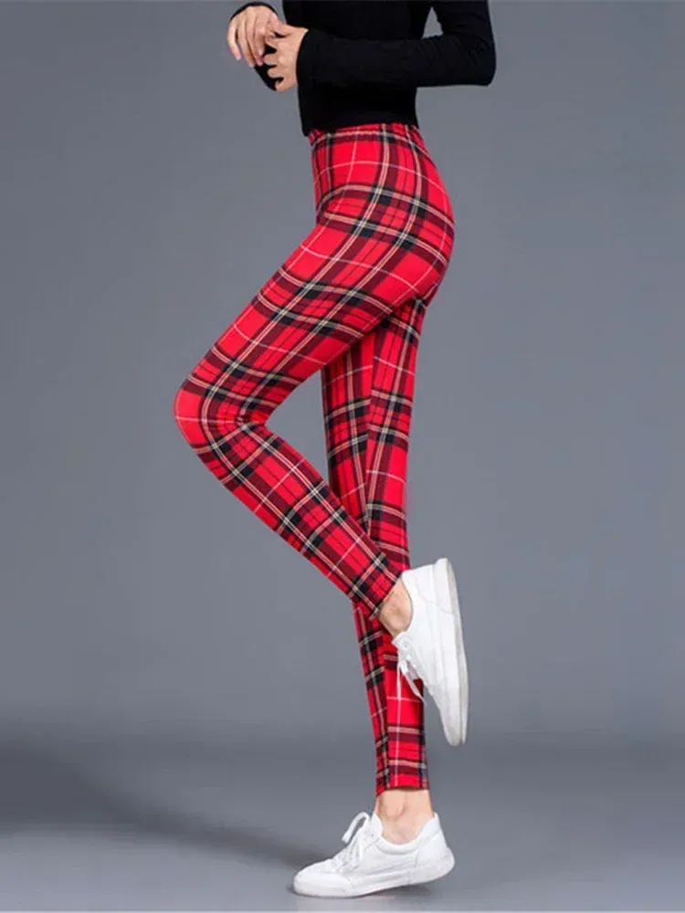 Grand plaid rouge