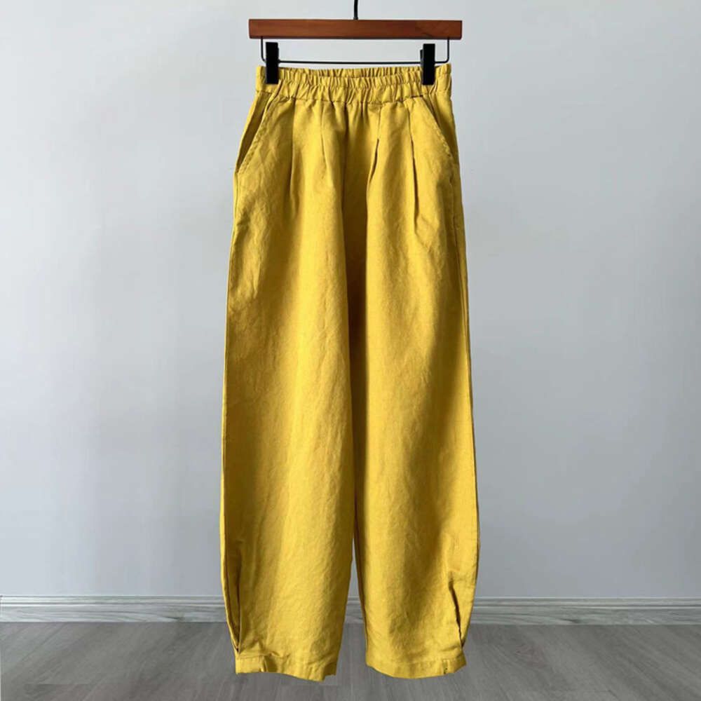 Pantalon curcuma (été fin)