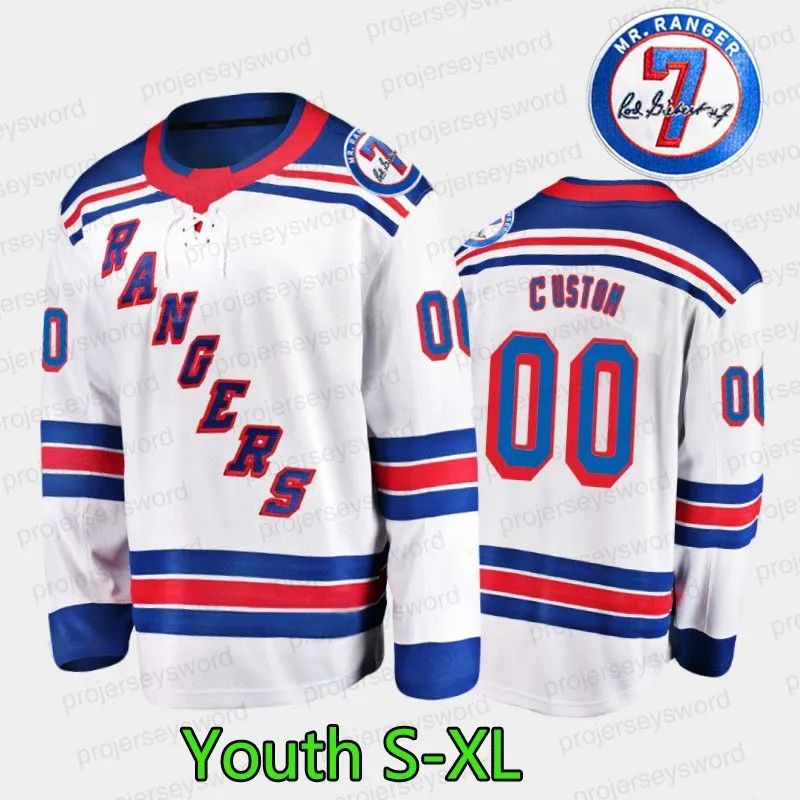 youth white with patch S-XL