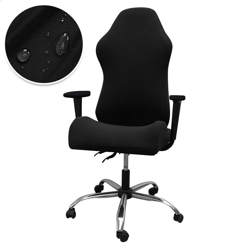W1-noir-Housse de chaise