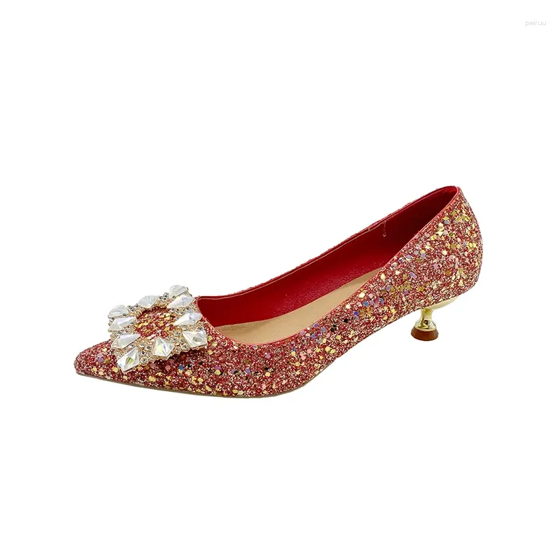 Paillettes rouges 3,5 cm