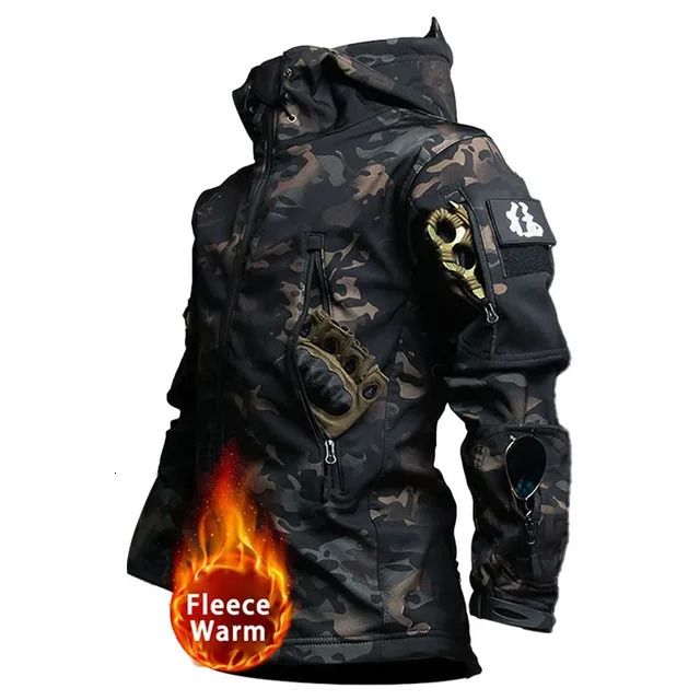 vestes camouflage noires