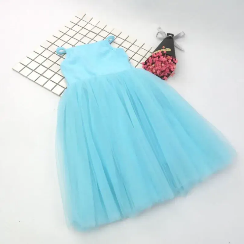 blue kids dress