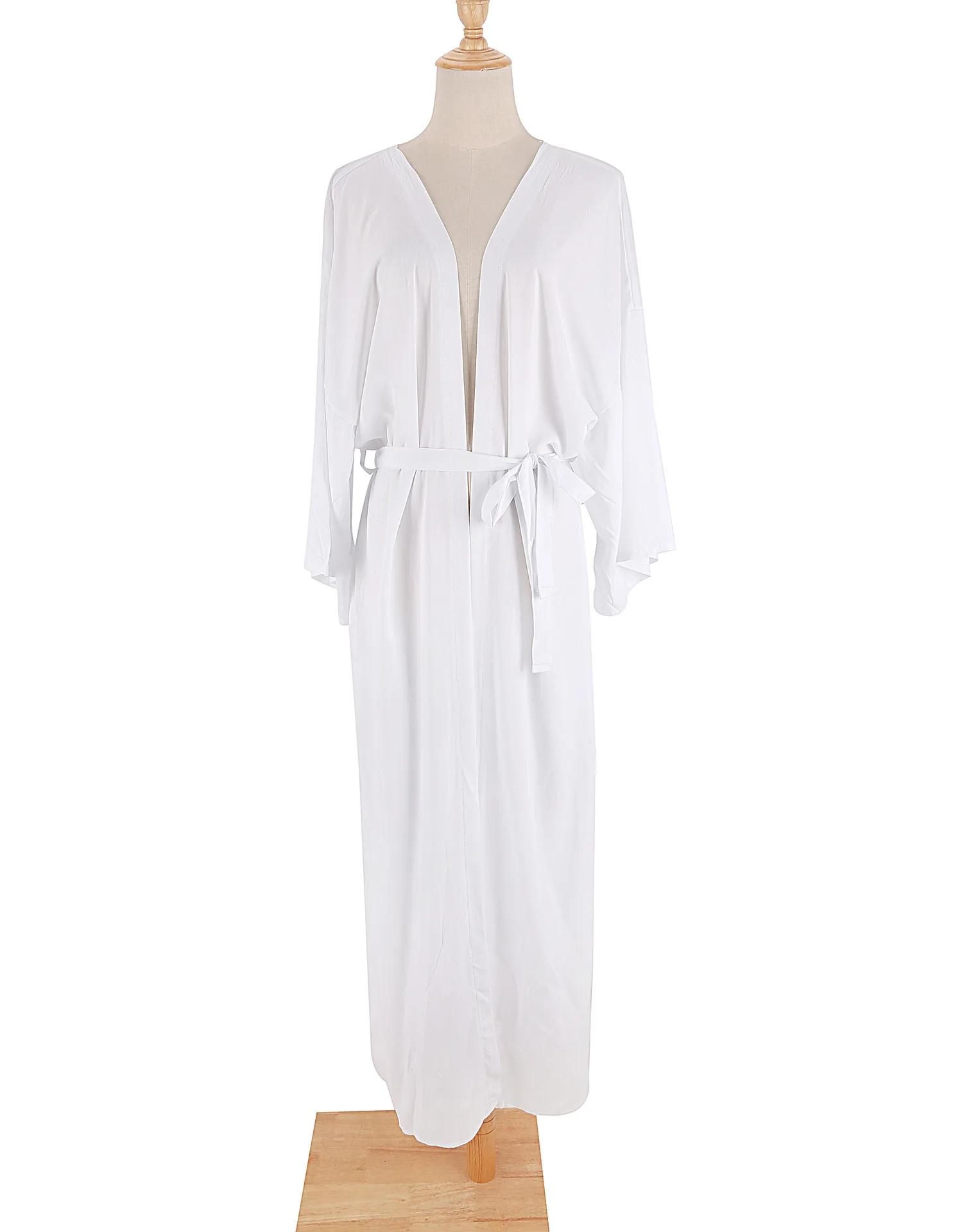 plage blanche kimono