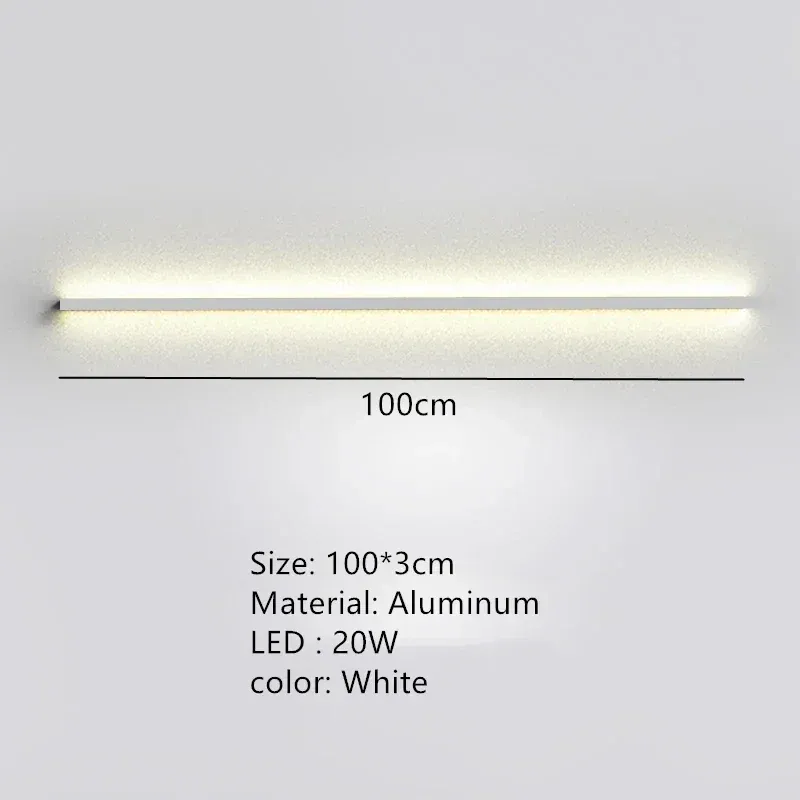 Luce calda 100 cm-Bianco