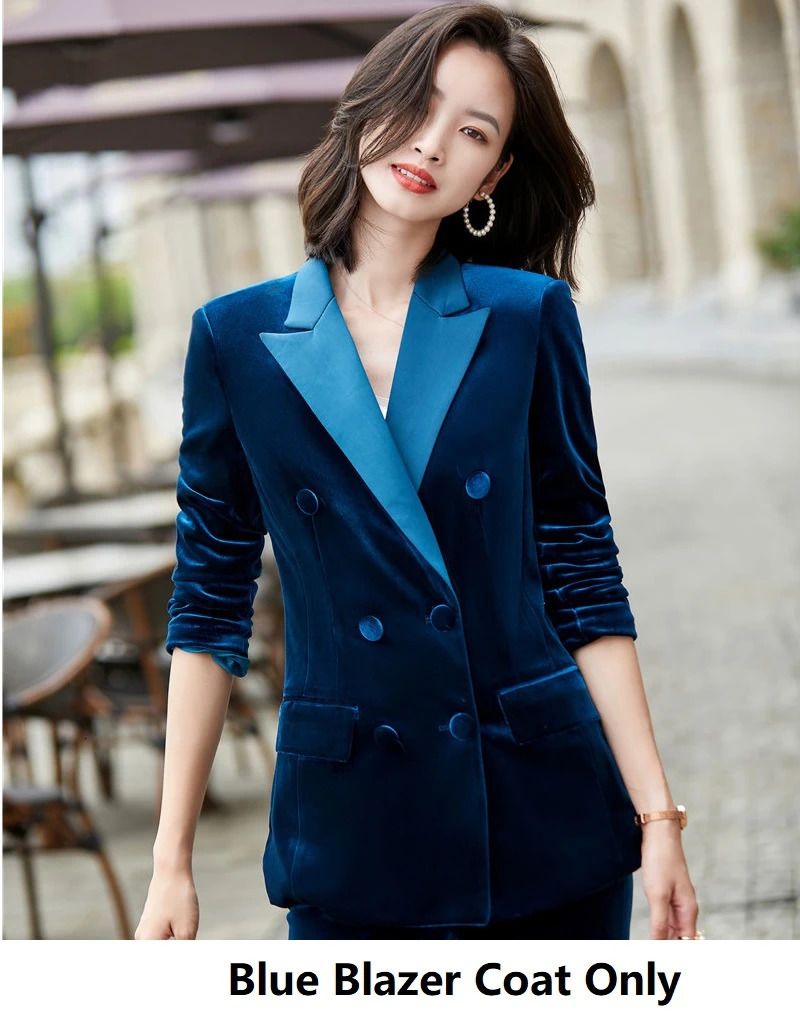 cappotto blazer blu