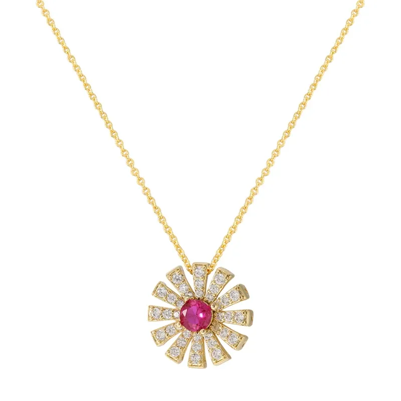 collier rose rouge1