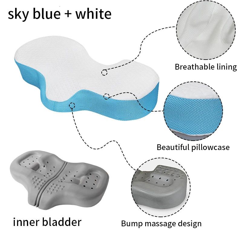 sky blue white