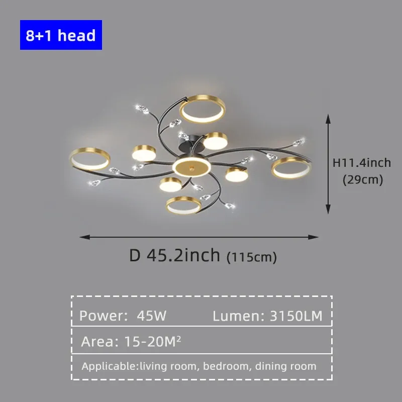 RC dimmable CHINE B 8 Têtes