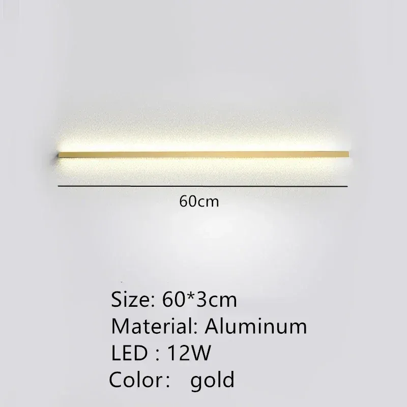 Luce calda 60 cm-Oro