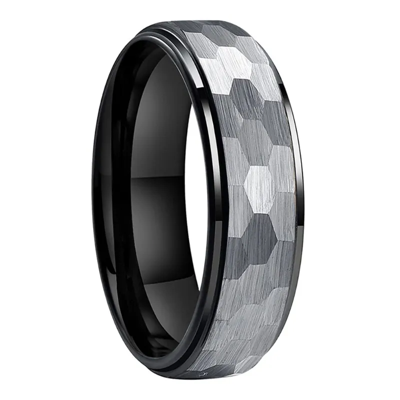 6mm Silver Black