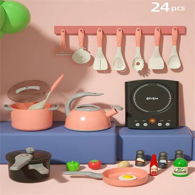 24 różowa kuchenka