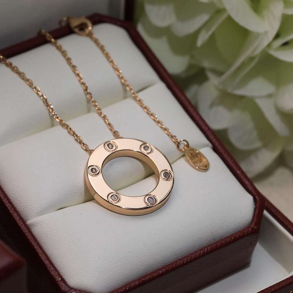 8.Rose Gold Necklaces with box