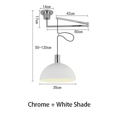 D35cm Cold White Chrome White Shade