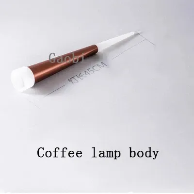 Natural light 9 Cone tube Coffee lamp