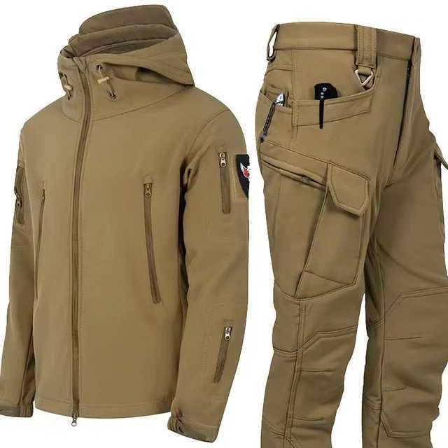 khaki x7 suit