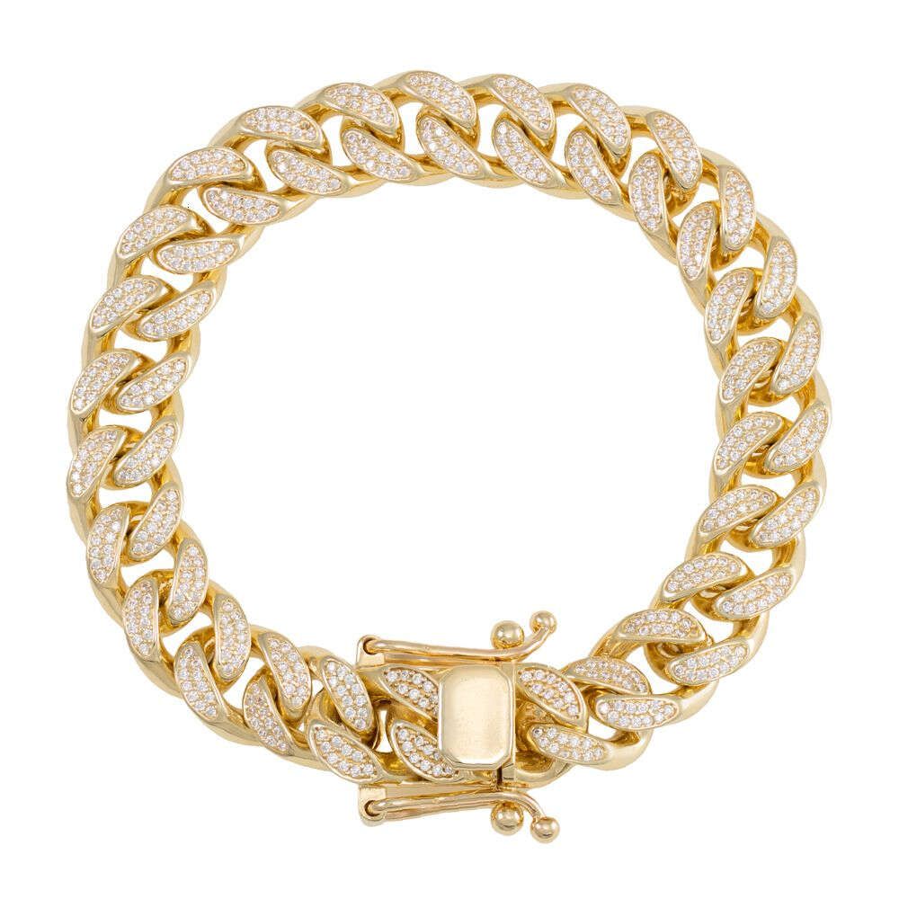 Gold-Miami Cuban Link Bracelet